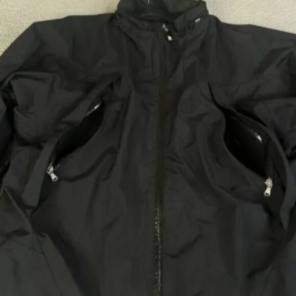 66 Degrees North Iceland Jacket Womens XL Black Windbreaker Full Zip Event Mesh - Picture 3 of 6